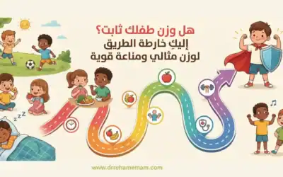 الرئيسية 21 هل وزن طفلك ثابت؟ إليكِ خارطة الطريق لوزن مثالي ومناعة قوية